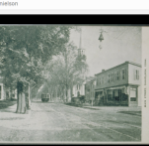 Early Photo of Main Street Danielson