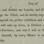 Oath of loyalty to King George