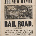 Hartford-New Haven railroad broadside