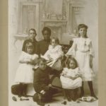 African-american woman with white children, Norwalk, ca. 1900