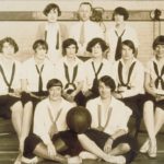 Women basketball players, 1927