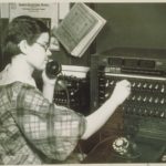 Switchboard operator, Stamford, 1942