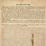 Broadside protesting persecution of Prudence Crandall, 1833
