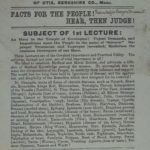 Course of Common Sense - lectures by physician), 1870