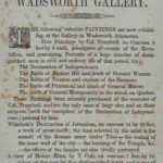 Paintings exhibition at the Wadsworth Gallery, 1844