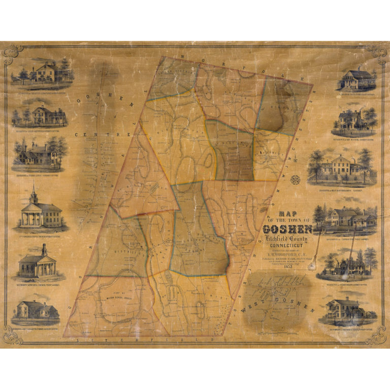 Town and City Maps Connecticut History ILLUSTRATED