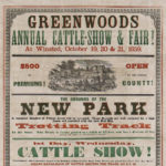 Greenwoods annual cattle show, Winsted, 1859