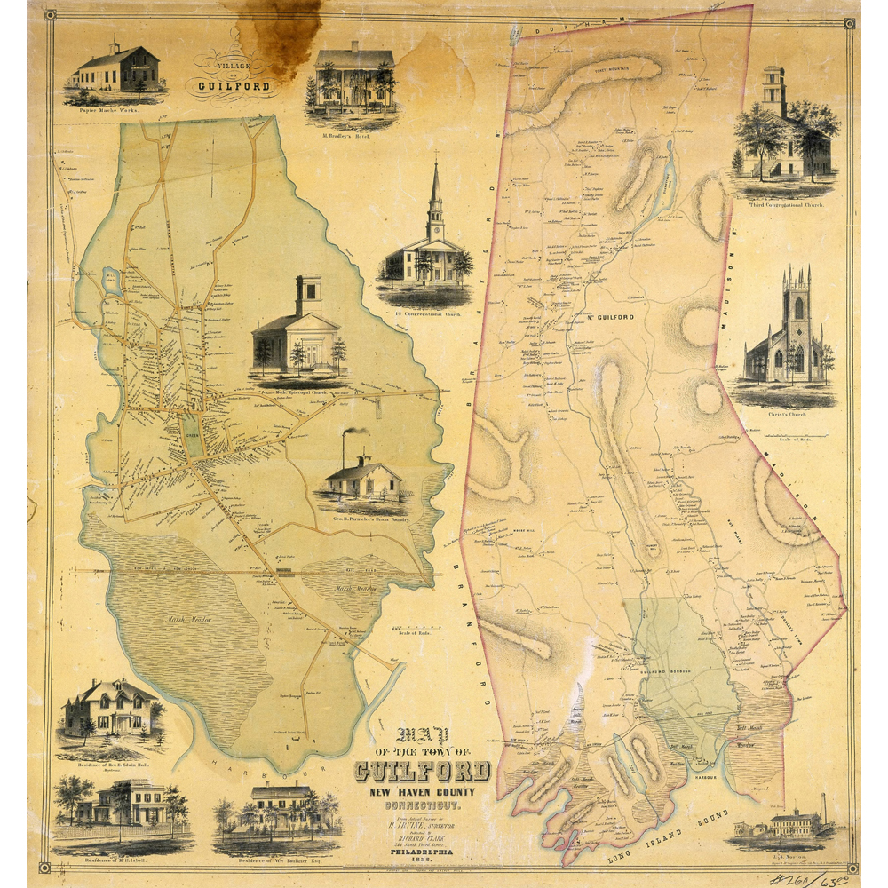 Town and City Maps – Connecticut History ILLUSTRATED