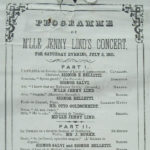 Programme of Mlle. Jenny Lind's concert, Hartford, 1851