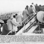 Plane departing Windsor Locks for Selma-Montgomery march, 1965