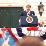 Ronald Reagan at Fairfield Town Hall, 1984