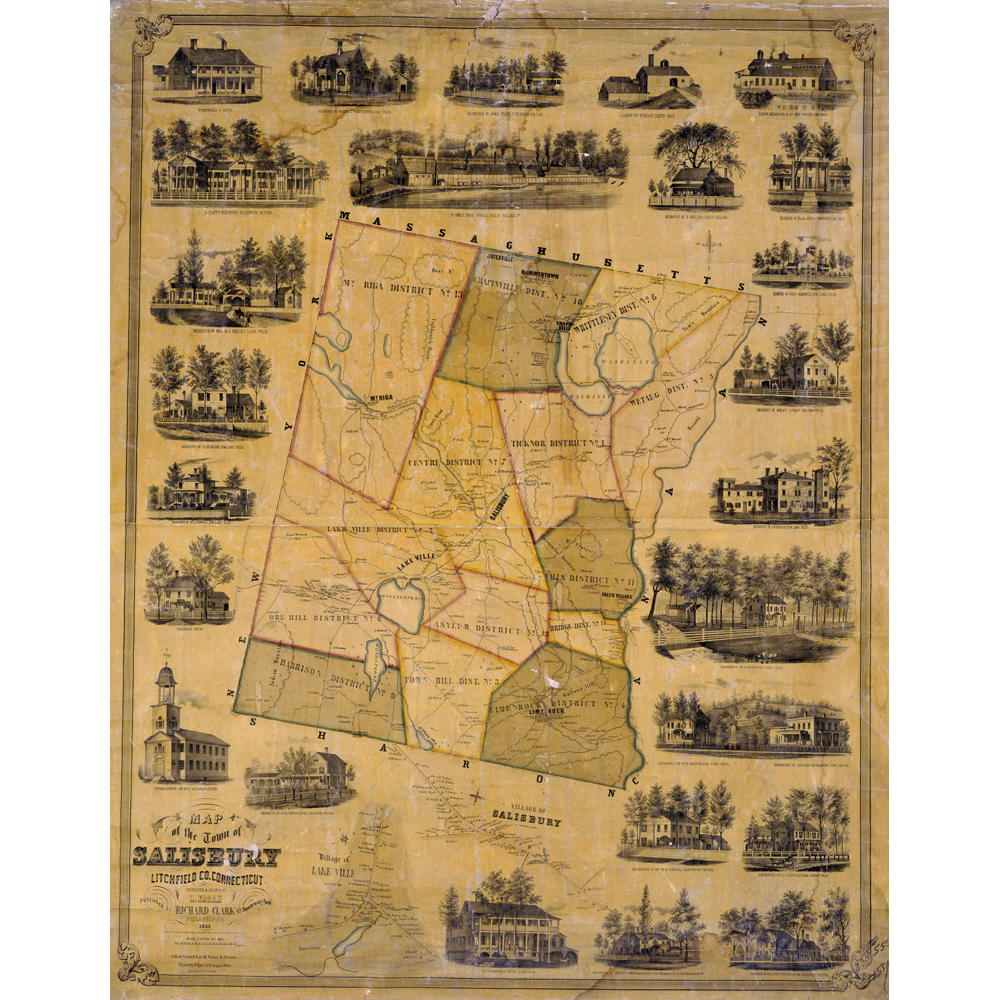 Town and City Maps Connecticut History ILLUSTRATED