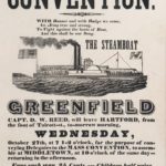 Broadside advertising Temperance Convention in Middletown, 1841