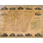 Map of the town of Torrington, 1852