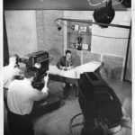 Bob Steele broadcasting, 1957