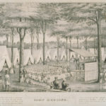 Camp meeting, ca. 1850