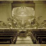 Easter decorations, African Methodist Episcopal Zion Church, Hartford, 1890