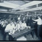 Hartford Rubber Works cafeteria, 1920